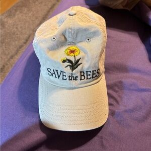 Save the Bees Smithsonian Embroidered Hat